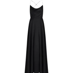 Abendkleid mit Wasserfallausschnitt