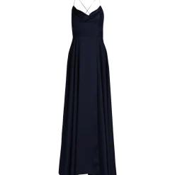 Abendkleid mit Wasserfallausschnitt