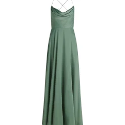 Abendkleid mit Wasserfallausschnitt