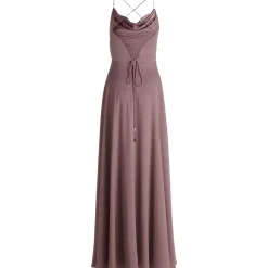 Abendkleid mit Wasserfallausschnitt