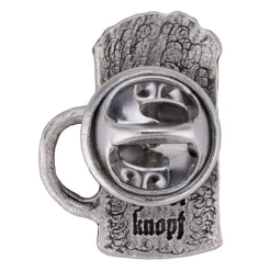 Anstecker Bierkrug Altsilber