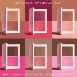 Baby Cheeks + Face Trace Sculpting Powder Duo Petal Biscuit
