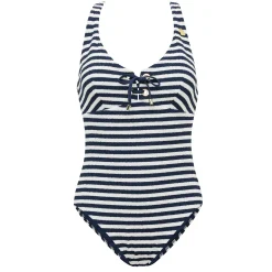 Badeanzug Navy Stripes