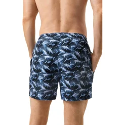 Badeshorts mit Fisch-Print