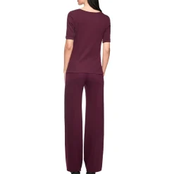 Baumwollstretch-shirt mit halbarm