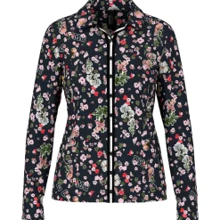 Bluse mit allover-print