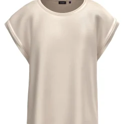 Bluse mit Kontrastsaum