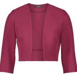 Bolero-Jacke mit Kellerfalten