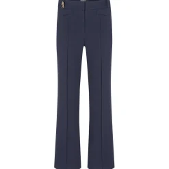 Bootcut-Hose mit Bügelfalte