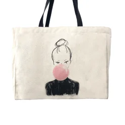 Canvas Shopper "Bulle"