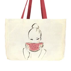 Canvas Shopper "Watermelon"