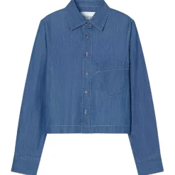 Denim-Bluse