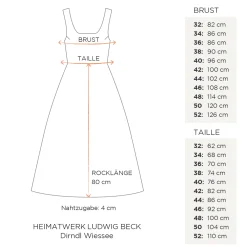 Dirndl Wiessee 80cm