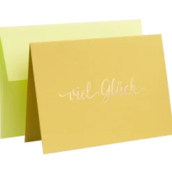 Grußkarte Color-matched! - Viel Glück