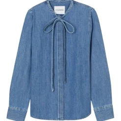 Jeansbluse