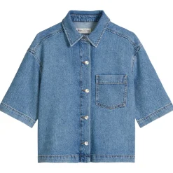 Jeansbluse