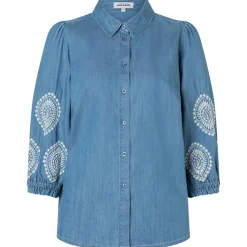 Jeansbluse