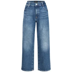 Jeans mit Strass-Details