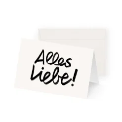 Karte Alles Liebe!