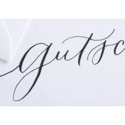 Karte Handlettering - Gutschein