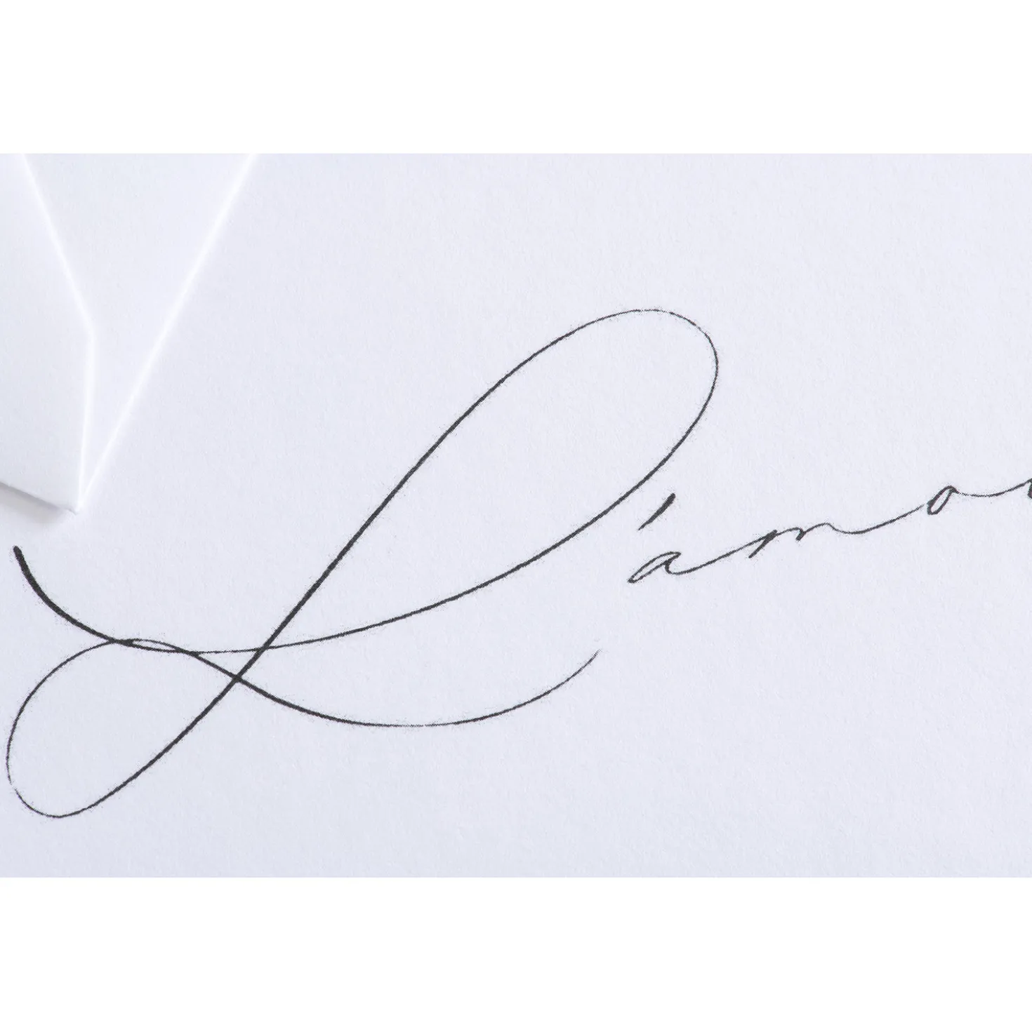 Karte Handlettering - L'amour
