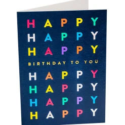 Karte Happy Birthday