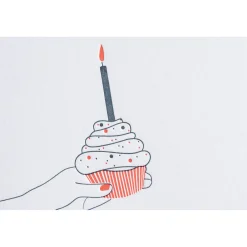 Karte Letterpress - Happy Birthday