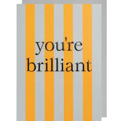 Karte You're Brilliant