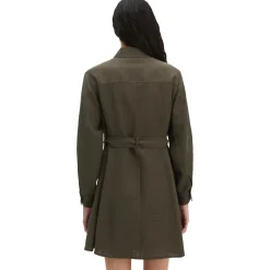 Kleid im safari-stil flared