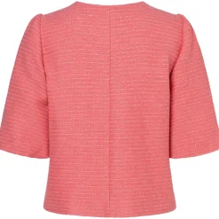 Kurze boucléjacke