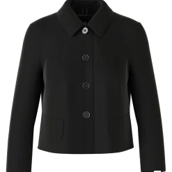 Kurze Jacke mit Kentkragen