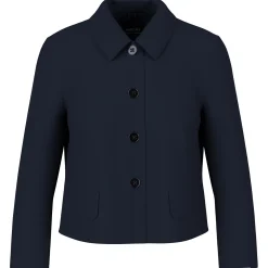 Kurze Jacke mit Kentkragen