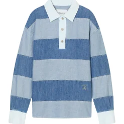 Langarm Poloshirt