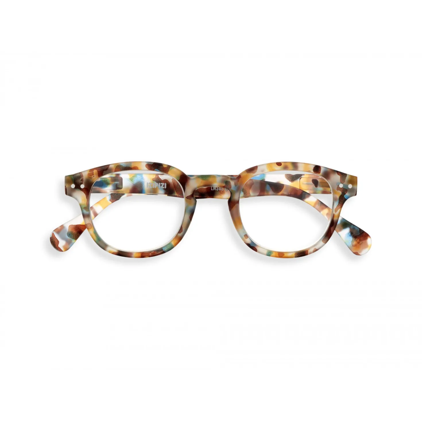 Lesebrille #C Blue Tortoise + 1.00