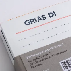 Letterpress Notes Set Bavaria Edition