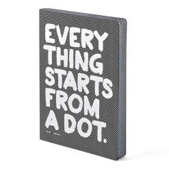 Notizbuch Graphic L everything starts from a dot