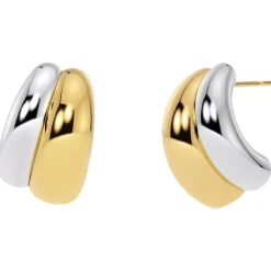 Ohrringe Furo Duo Studs Silver/Gold