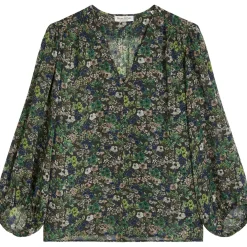 Print-bluse relaxed