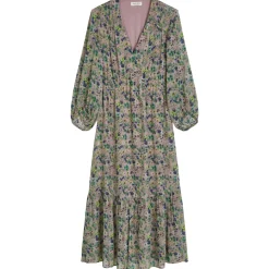 Print-kleid flared