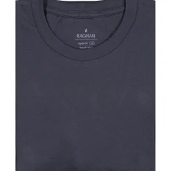 Ragman doppelpack - 2 t-shirts mit rundhals