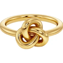 Ring Infinity Knot S Gold