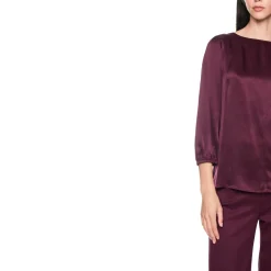 Seidenbluse mit 3/4-arm