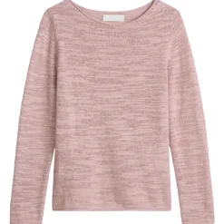 Slub-pullover slim