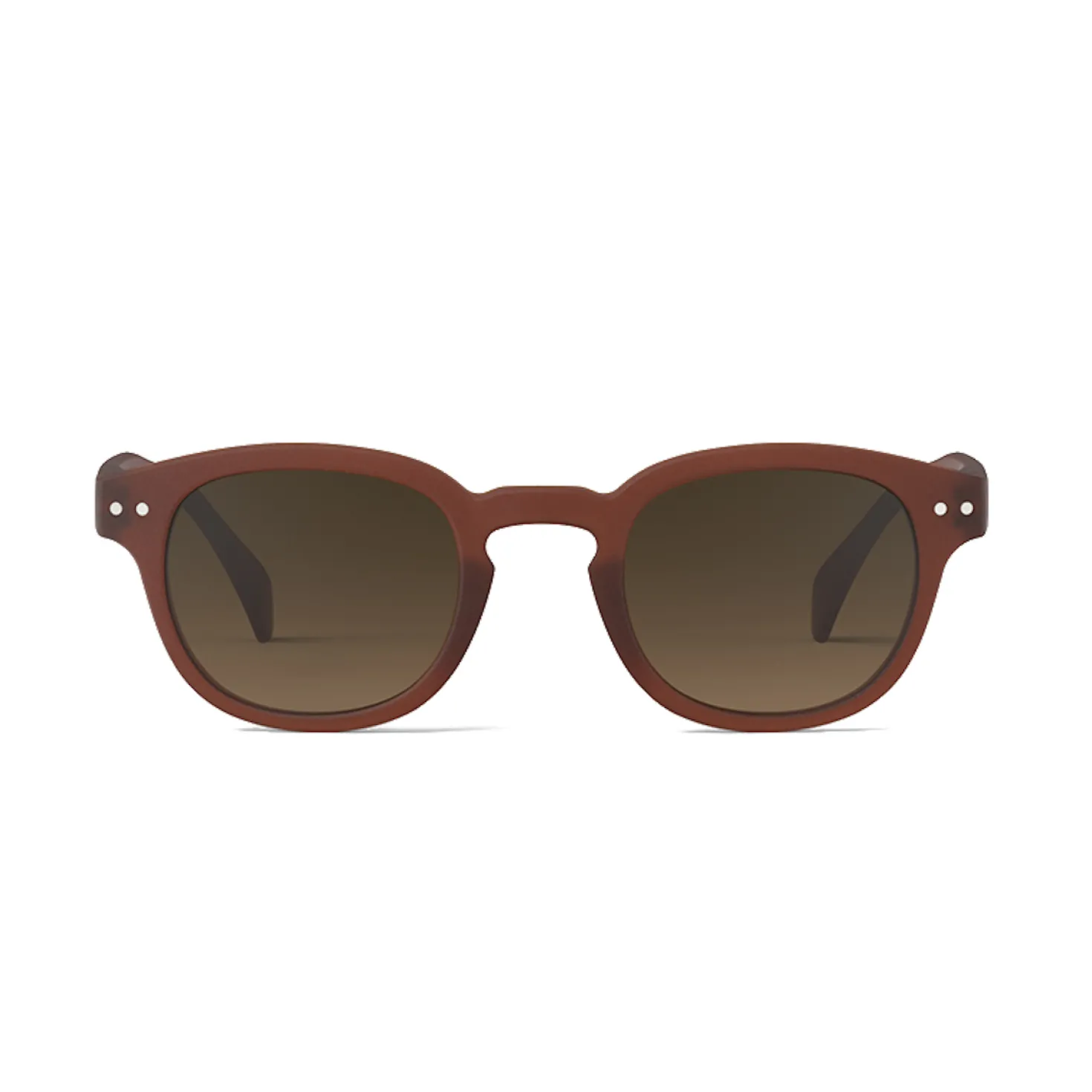 Sonnenbrille #C Mahogany +0.00