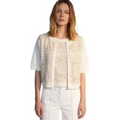 Stricktop mit pailletten