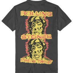 The Rolling Stones T-Shirt - Foreign Tongues Collage - Größe S