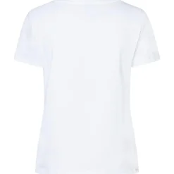 T-shirt mit perlenschriftzug