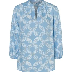 Viskosebluse mit print