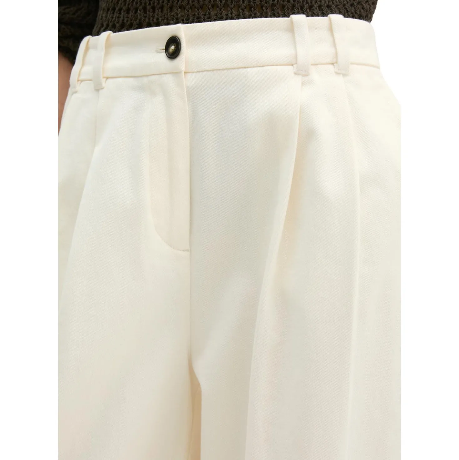 Weite bundfaltenhose